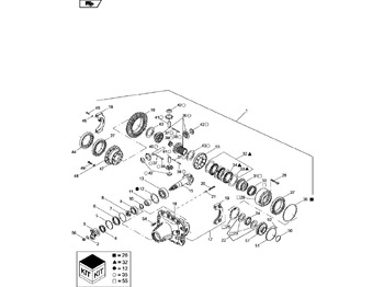 Дифференциал NEW HOLLAND