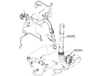 Впускная труба NEW HOLLAND