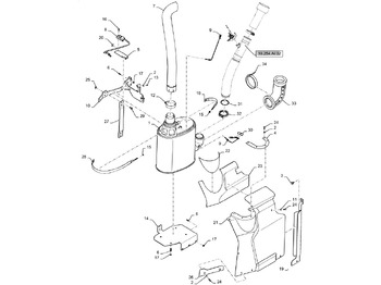 Глушитель NEW HOLLAND