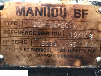 Ось и запчасти MANITOU