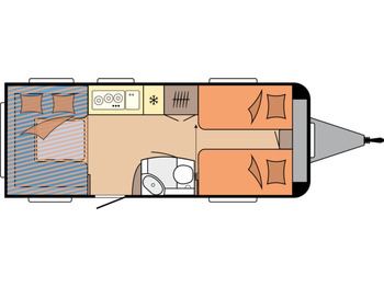 Прицеп дача Hobby De Luxe 515 UHL mit Extras, Lagerabverkauf!: фото 2 Прицеп дача Hobby De Luxe 515 UHL mit Extras, Lagerabverkauf!: фото 2