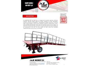 Новый Погрузочная рампа AZ RAMP KING VERSION, BIG FOOT 15 T mobile loading ramp: фото 4