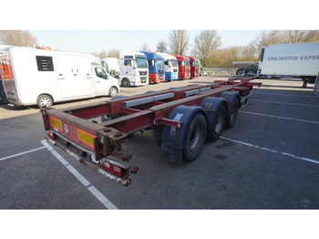 Полуприцеп-контейнеровоз/ Сменный кузов Renders 3 AXLE EXTENDABLE CONTAINER TRANSPORT TRAILER: фото 5