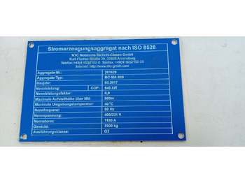 Новый Электрогенератор MAN Agregat Prądotwórczy Generator Stamford MAN DIESEL 640 kw 800: фото 4