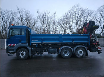 Самосвал, Автоманипулятор MAN TGS 26.420 6x2 Kipper / Bordmatik links+rechts: фото 5