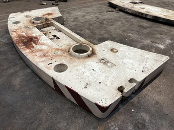 Противовес для Мобильных кранов FAUN ATF 50-3 counterweight 2 ton: фото 4