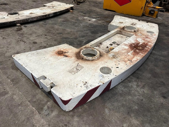 Противовес для Мобильных кранов FAUN ATF 50-3 counterweight 2 ton: фото 2