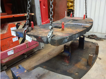 Противовес для Строительной техники Terex AC 205 Counterweight 2,55 ton: фото 4