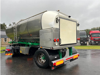 Полуприцеп-цистерна SVF 20000 ltr isoleret rustfri mælketank: фото 3