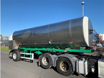 Полуприцеп-цистерна SVF 20000 ltr isoleret rustfri mælketank: фото 4