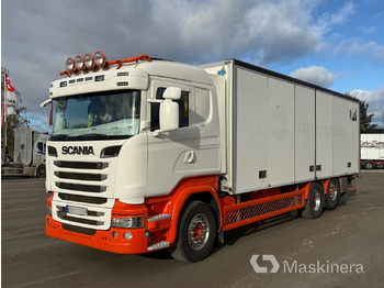 Грузовик с закрытым кузовом SCANIA R 410