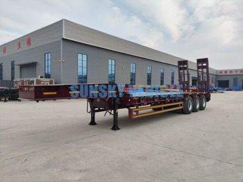 Новый Низкорамный полуприцеп для транспортировки тяжёлой техники SUNSKY 30Ton lowbed trailer: фото 5