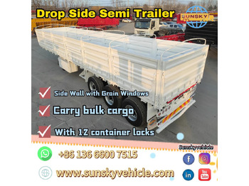 SUNSKY Drop Side semi trailer в лизинг SUNSKY Drop Side semi trailer: фото 4
