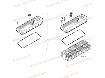 Головка блока для Автобусов FPT IVECO CASE Cursor9Bus F2CFE612D*J231/F2CFE612A*J098 5802748674 Cylinder head cover 5801886274: фото 3