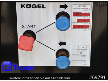 Полуприцеп-контейнеровоз/ Сменный кузов KOEGEL Port 40 Simplex Liftachse SAF: фото 2