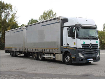 Новый Тентованный грузовик Mercedes-Benz Actros 2542, 6X2, LIFTING AXLE + PANAV TVK18M: фото 2