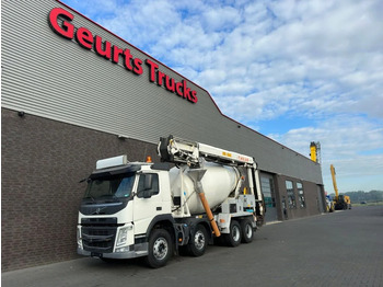 Автобетоносмеситель Volvo FM 410 8X4 + STETTER 9 M3 MIXER/MISCHER + THEAM 15 M TRANSPORTBAND/BELT: фото 2