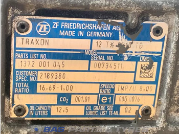 Коробка передач для Грузовиков DAF CF Euro 6 DAF 12TX2210 TD TraXon Versnellingsbak 2021008: фото 5 Коробка передач для Грузовиков DAF CF Euro 6 DAF 12TX2210 TD TraXon Versnellingsbak 2021008: фото 5