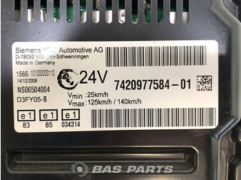 Приборная панель для Грузовиков Renault Midlum Euro 4-5 Instrumentenpaneel Renault 7420977584: фото 3