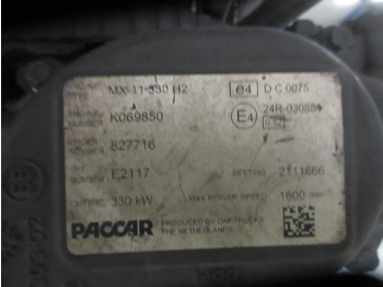 Двигатель для Грузовиков DAF 0452051 // 2189684 MX 11-330 H2 //2111666//827716 DAF MOTOR EURO 6: фото 5