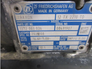 Коробка передач для Грузовиков DAF 2189380 // 2021008 // 12TX2210 TD TRAXON TRANSMISSIE DAF EURO 6: фото 5 Коробка передач для Грузовиков DAF 2189380 // 2021008 // 12TX2210 TD TRAXON TRANSMISSIE DAF EURO 6: фото 5