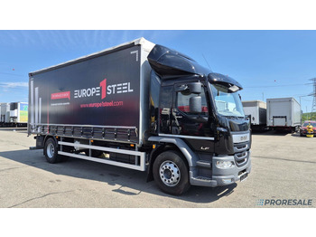 DAF LF 290 FA Sleeper Cab EURO 6 - valník s plachtou в лизинг DAF LF 290 FA Sleeper Cab EURO 6 - valník s plachtou: фото 1