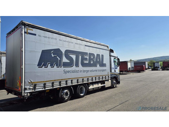Тентованный грузовик MERCEDES-BENZ ACTROS 2542 6X2 EURO 6 velkoobjemová souprava - prodejné jen s přívěsem PANAV P0465Z - cena je za celou soupravu: фото 4