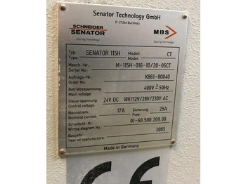 Бумагорезательная машина SCHNEIDER SENATOR 115 H Model TC High-speed cutter: фото 4 Бумагорезательная машина SCHNEIDER SENATOR 115 H Model TC High-speed cutter: фото 4