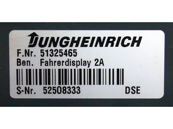 Приборная панель для Погрузочно-разгрузочной техники Jungheinrich 51325465 | Fahrerdisplay 2A for ETV/M from year 2011 till 2016 sn. : фото 3