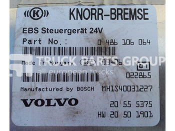 Блок управления для Грузовиков VOLVO FH12 ECU, EDC, EBS Control unit 20555375, 0486106064, 20410009, control unit: фото 2 Блок управления для Грузовиков VOLVO FH12 ECU, EDC, EBS Control unit 20555375, 0486106064, 20410009, control unit: фото 2