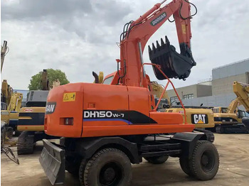 Гусеничный экскаватор Wheel digging excavator Used DOOSAN150W DH150W DH150W-7 / second-hand KOREA engine DOOSAN DH 150 150W-7 DOOSAN150: фото 2