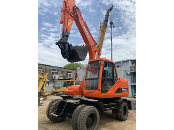 Гусеничный экскаватор Wheel digging excavator Used DOOSAN150W DH150W DH150W-7 / second-hand KOREA engine DOOSAN DH 150 150W-7 DOOSAN150: фото 3