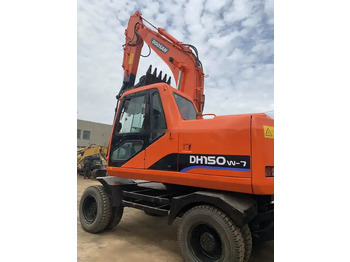 Гусеничный экскаватор Wheel digging excavator Used DOOSAN150W DH150W DH150W-7 / second-hand KOREA engine DOOSAN DH 150 150W-7 DOOSAN150: фото 4