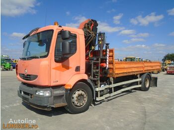 Грузовик бортовой/ Платформа, Автоманипулятор Renault 240 cu macara: фото 1