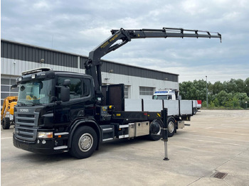 Грузовик бортовой/ Платформа, Автоманипулятор SCANIA P320, +RC, valník Crane PK 20002: фото 3