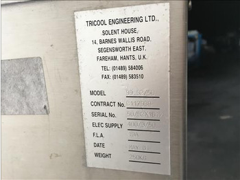 Пищевое оборудование Tricool S2/50 chiller: фото 5 Пищевое оборудование Tricool S2/50 chiller: фото 5