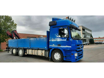 Грузовик бортовой/ Платформа, Автоманипулятор Mercedes-Benz 2544 Pritsche mit Kran Hiab XS am Heck: фото 2