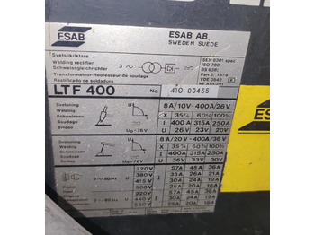 Сварочное оборудование ESAB AB LTF 400: фото 3 Сварочное оборудование ESAB AB LTF 400: фото 3