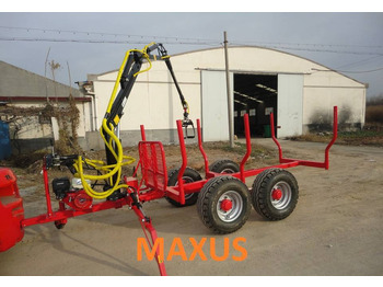 Новый Лесной прицеп NEW MAXUS 3T Forest Trailer 3.8m Crane Warranty | НОВА лісова прицепа 3Т Кран 3,8м MAXUS Гарантія: фото 3