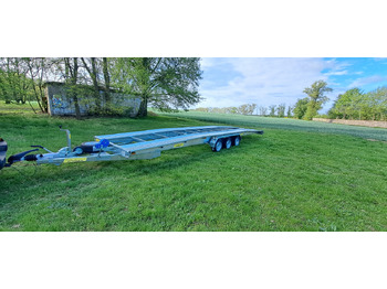 Новый Прицеп-автовоз LAWETA Z NAJAZDAMI NA 2 AUTA 8,5x2M DMC 3500, 3 OSIE / CAR TRANSPORTER WITH RAMPS FOR 2 CARS 8.5x2M DMC 3500, 3 AXLES: фото 3