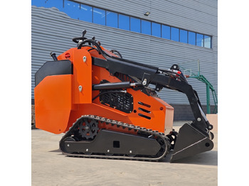 Новый Мини-погрузчик с бортовым поворотом LEZUM Free Shipping Mini Skid Steer Loader Compact Track Electric/Diesel Chinese Mini Skid Steer Loader For Sale With Mini Skid Steer Attachments 4 In 1 Bucket: фото 3