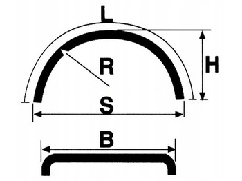 Новый Крыло DAF BŁOTNIK NADKOLE TYŁ DAF XF 105 106 DAF OE 2120351: фото 4