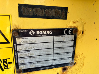 Дорожный каток BOMAG DE BW 161 AD-5  Stage IIIb/Tier 4i: фото 2