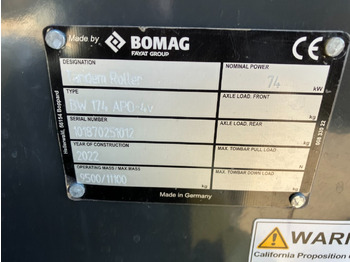 Дорожный каток BOMAG DE BW 174 APO-4v Stage V/Tier 4f: фото 2