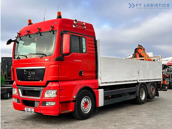 Автоманипулятор MAN TGX 26.480 Ciężarówka burtowa MAN TGX 26.480 6X2 / PALFINGER PK9002-EH B Crane / 80% Michelin: фото 3