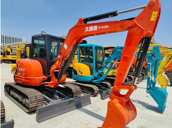 Мини-экскаватор Perfect Condition Kubota U55-4 Japan Brand Mini Excavator with Pusher for Sale   Kubota U25 35 55  5tons: фото 3