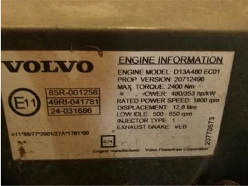 Двигатель для Грузовиков Volvo D13A 480   Volvo FH13: фото 5