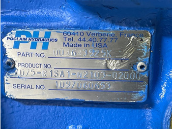 Гидравлика для Строительной техники Poclain PV075-R1SA1-N2103-Drive pump/Fahrpumpe/Rijpomp: фото 5