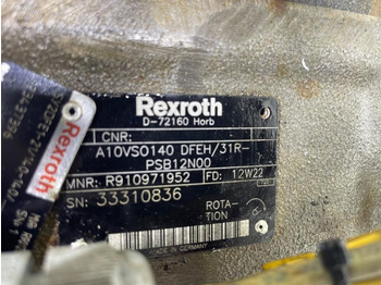 Гидравлика для Строительной техники Rexroth A10VSO140DFEH/31R-Load sensing pump: фото 3