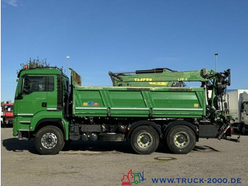 Самосвал, Автоманипулятор MAN TGS 26.500 6x4 Meiller + Kran + Bordmatik 137TKM: фото 4